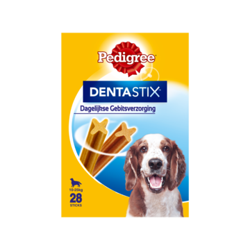 Pedigree Dentastix Medium Kauwstaaf - Gebitsverzorgende Hondensnack - 28 Stuks