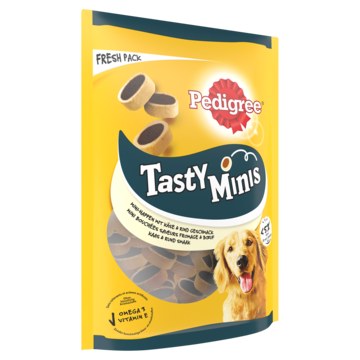 Pedigree Tasty Minis - Kaas & Rund - Hondensnacks - 140g