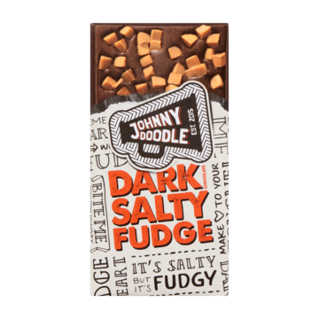 Johnny Doodle Dark Chocolate Salty Fudge 150g
