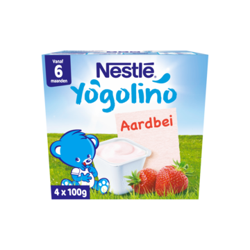 Yogolino® Aardbei 6+ Baby Toetje