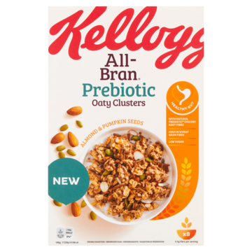 Kellogg's All-Bran Prebiotic Oaty Clusters 380g