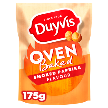 Duyvis Oven Baked Nootjes Smoked Paprika 175gr
