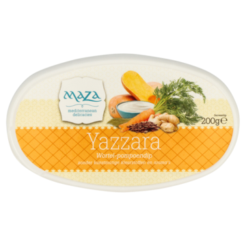 Maza Yazzara Wortel-Pompoendip 200g