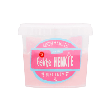 Té Gekke Henkie Handgemaakt IJs Bubblegum 200ml