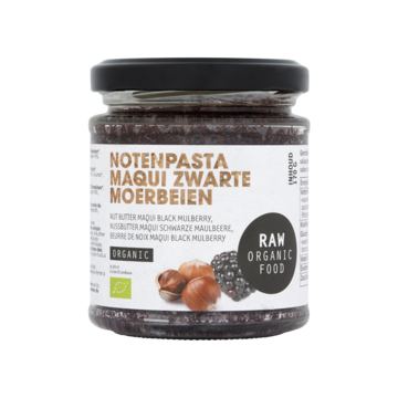Raw Organic Food Notenpasta Maqui Zwarte Moerbeien 170g