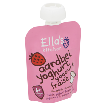Ella's Kitchen Aardbeien yoghurt 6+ bio 90g