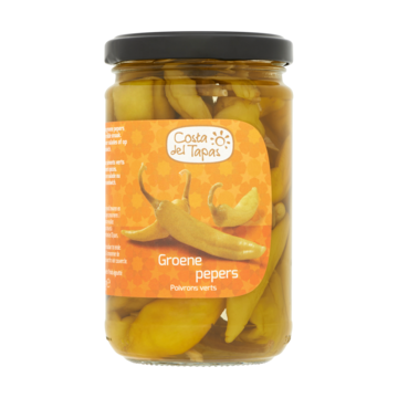 Costa Del Tapas Groene Pepers 290 G Bij Jumbo costa del tapas kopen in de aanbieding Costa Del Tapas Groene Pepers 290 G Bij Jumbo costa del tapas kopen in de aanbieding