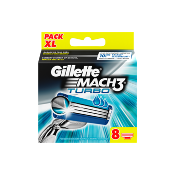 Gillette Mach3 Turbo Scheermesjes Voor Mannen - 8 Navullingen bestellen? - — Jumbo Supermarkten