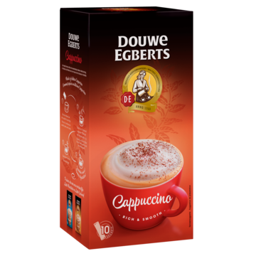 Herhaal Traditie Slip schoenen Douwe Egberts Verwenkoffie Cappuccino Oploskoffie 10 Stuks bestellen? -  Fris, sap, koffie, thee — Jumbo Supermarkten