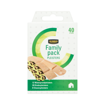 Jumbo Pleisters Family Pack 40 Stuks