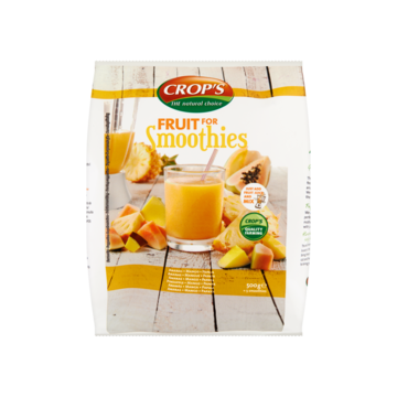 Crop's Ananas, Mango, Papaya Fruit for Smoothies 500g