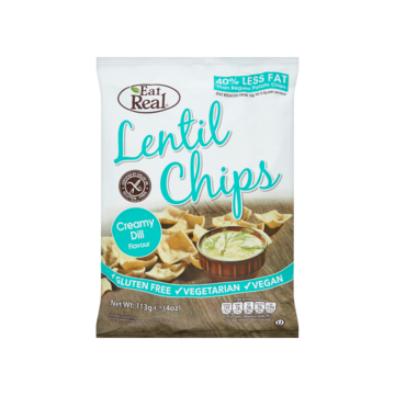 dill lentil chips