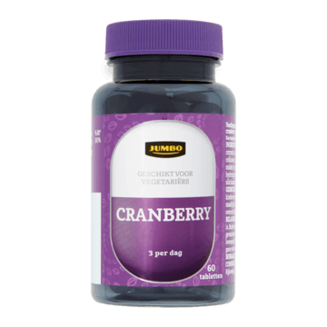 Jumbo Geschikt voor Vegetariërs Cranberry 60 Tabletten