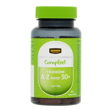 Jumbo Multivitamines en Mineralen Compleet Vitamine A-Z voor 50+ 60 Tabletten