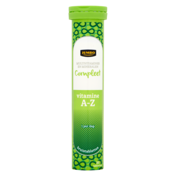 Jumbo Multivitamines en Mineralen Compleet Vitamine A-Z Bruistabletten 20 Tabletten