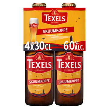 Texels Skuumkoppe Bier Fles 4 x 300ML