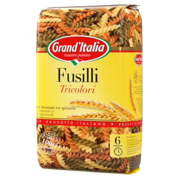 Grand'Italia Pasta Fusilli Tricolori 500g