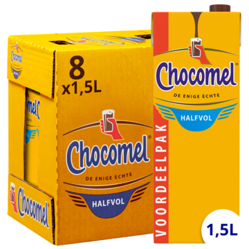 Chocomel Halfvol Voordeel 8 x 1 5L