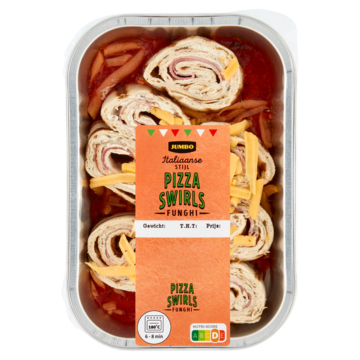 Jumbo Italiaanse Stijl Pizza Swirls Funghi 190g