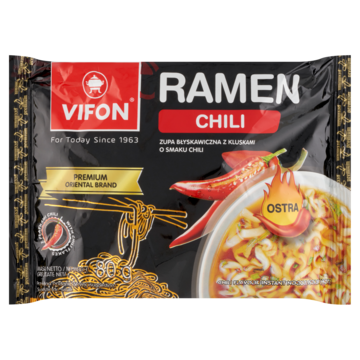 Vifon Ramen Chili Flavour Instant Noodle Soup Hot 80g