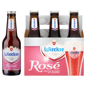 Klokje Veeg bleek Wieckse Rosé Bier Fles 6 x 25cl bestellen? - Wijn, bier, sterke drank —  Jumbo Supermarkten