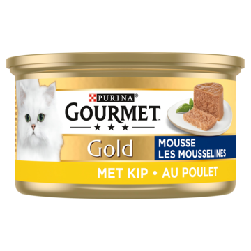 PURINA® Gourmet Gold Mousse met Kip 85g