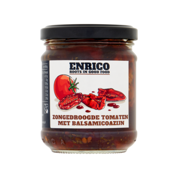 Enrico Zongedroogde Tomaten met Balsamicoazijn 215g