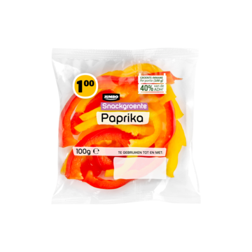 Jumbo Snackgroente Paprika 100g