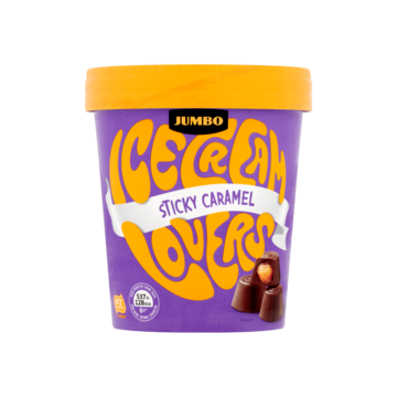 Jumbo Ice Cream Lovers Sticky Caramel 500ml
