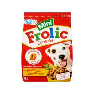 Frolic Droge Brokken - Gevogelte, Groenten & Granen - Hondenvoer - 1kg