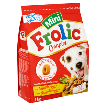 Frolic Droge Brokken - Gevogelte, Groenten & Granen - Hondenvoer - 1kg