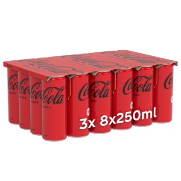Coca-Cola Zero Sugar 3 x 8 x 250ml