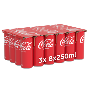 Coca-Cola Original Taste 3 x 8 x 250ml