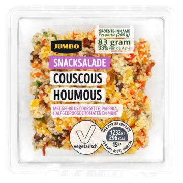 Jumbo Snacksalade Couscous Houmous 200g