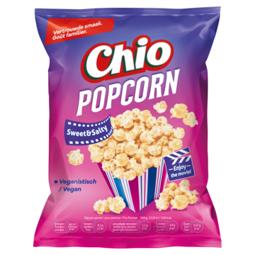 Jumbo Chio Popcorn Sweet & Salty 150g aanbieding