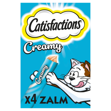 Catisfactions Creamy Zalm 4 x 10g