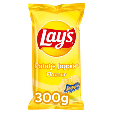 Jumbo Lay's Patatje Joppie Chips 300gr aanbieding