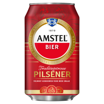 Amstel Pilsener Bier Blik 330ml bij Jumbo