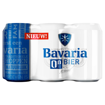 Bavaria - Pils - 0.0% Alcoholvrij - Blik - 6 x 300ML
