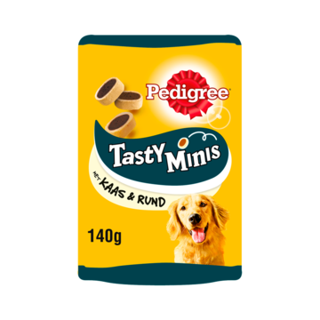 Pedigree Tasty Minis - Kaas & Rund - Hondensnacks - 140g