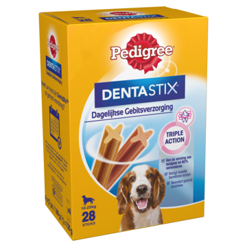 Pedigree Dentastix Medium Kauwstaaf - Gebitsverzorgende Hondensnack - 28 Stuks
