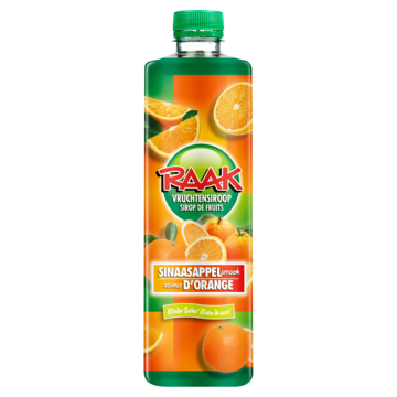 Raak Vruchtensiroop Sinaasappel 0, 75L