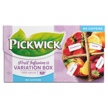 Pickwick Fruit Infusion Variatiebox Paars Fruit Thee 20 Stuks