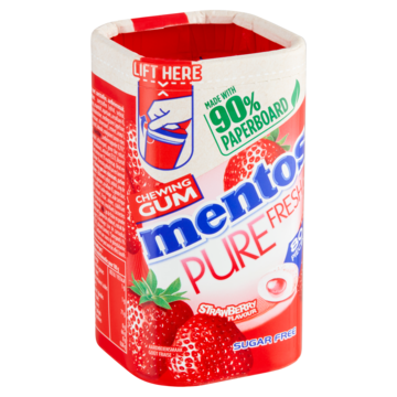 Mentos Gum Pure Fresh Strawberry 80 Stuks