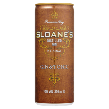Sloane's Original Gin & Tonic 250ml