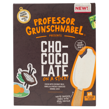 Professor Grunschnabel - ChoCocolate on a Stick - Box 4 x 80ml