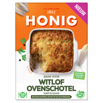 Honig Basis voor Witlof Ovenschotel Ham Kaas 36g