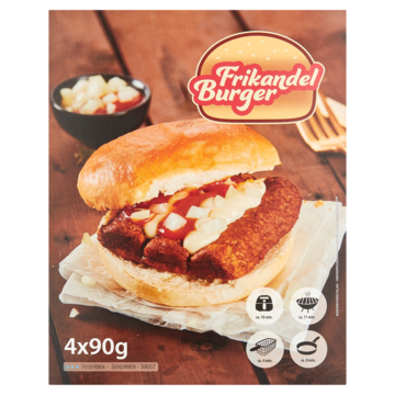 Lekker&Anders Frikandelburger 4 x 90g