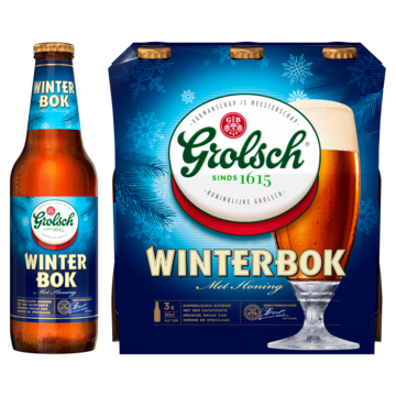 Grolsch Winterbok Flessen 3 x 30cl