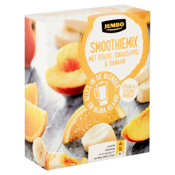 Jumbo Smoothiemix met Perzik, Sinaasappel & Banaan 250g